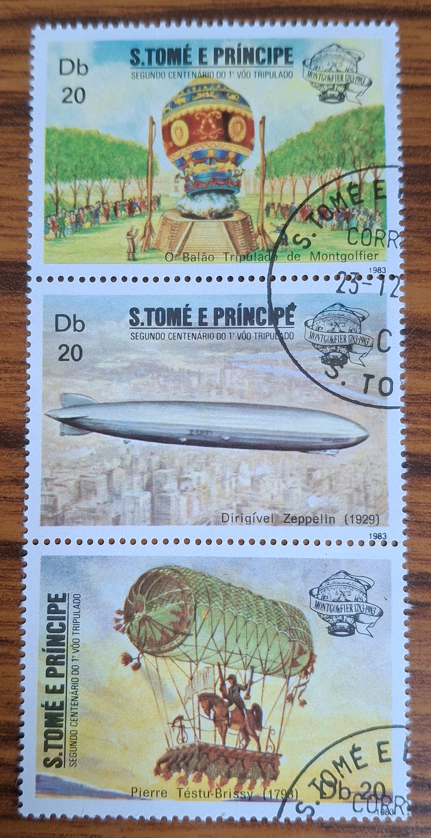 Sao Tome and Principe Stamp Sheet "Montgolfier"