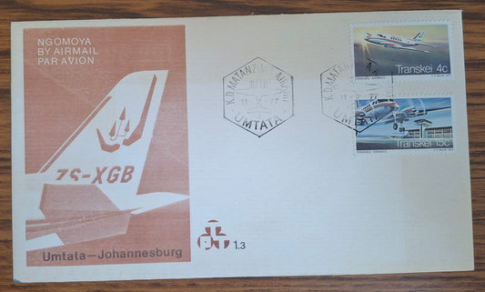 Transkei First Day Cover 2 Stamps 4c and 15c