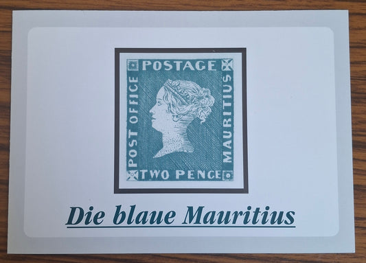 Mauritius Stamp "Die Blaue Mauritius" 2 Pence (Reprint)